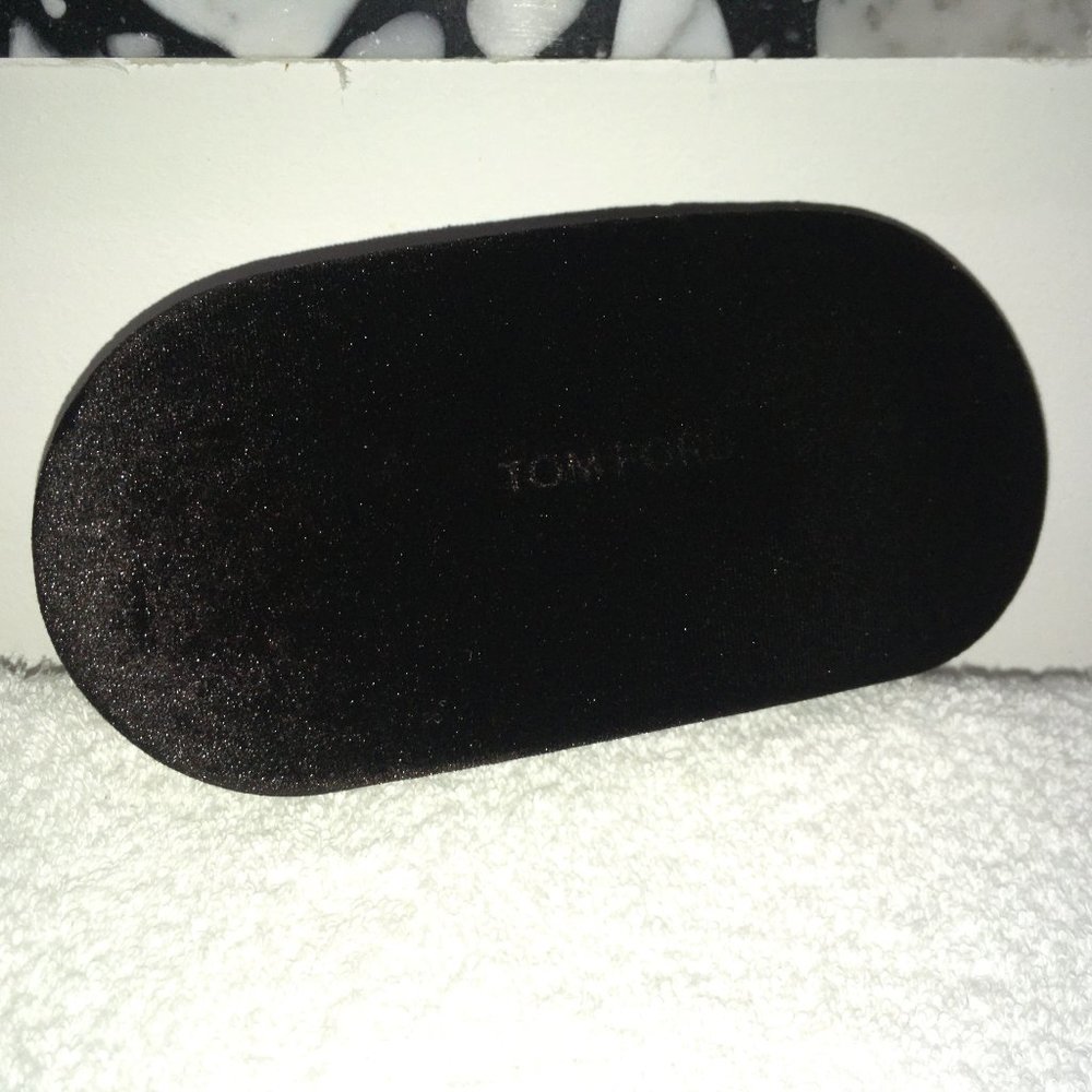 Tom Ford Brown Velvet Sunglass Case